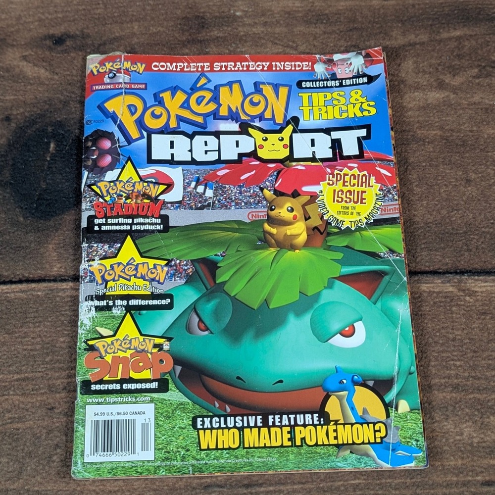 Pokemon Tips & Tricks Report Magazine Nintendo Strategy‎ Guide Special Issue